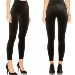 SPANX High waisted velvet leggings small